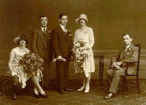 marriage of Frank Pickup and Miriam Herberts 1927